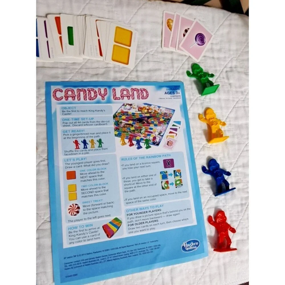 Hasbro 2014 Candy Land Game Classic Game of Sweet Adventure 2-4 Players Ages 3+